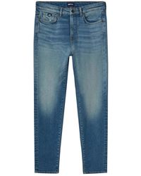 Gas - Slim jeans denim blu chiaro - Lyst