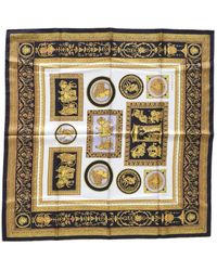 Versace - Accessoires ,Veelkleurig ,Foulard Stola Pashmina Seta - Lyst