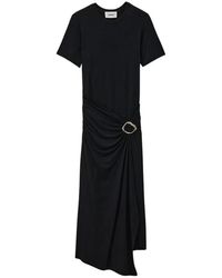 Ba&sh - Kleedjes ,Zwart ,Galtea Dress - Lyst