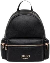 Liu Jo - Rucksack Mit Nietenmuster Und Reißverschluss - Lyst