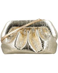 THEMOIRÈ - Goldene handtasche mit bios clutch - Lyst