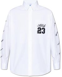 Off-White c/o Virgil Abloh - Off "Camicia Di Grandi Dimensioni Con - Lyst
