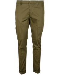 Dondup - Katoenmix Gaubert Broek Met Rits - Lyst