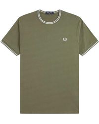 Fred Perry - Twin Tipped T-Shirt - Lyst