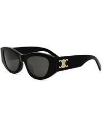 Celine - Accessoires ,Zwart ,Triomphe Zonnebril - Lyst