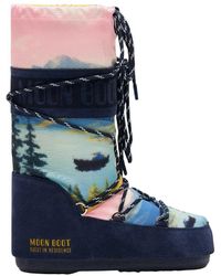 Moon Boot - Icon Postcard Boot - Lyst
