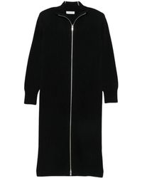 Frankie Shop - Nolia Ribbed Wool Knit Dress Single Breasted Coats - Lyst