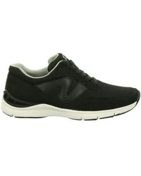 Gabor - Schwarze Schnürsneaker Für Damen - Lyst