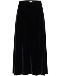Part Two - Rokken ,Blauw ,Donkerblauwe Rok Met Elastische Taille - Lyst