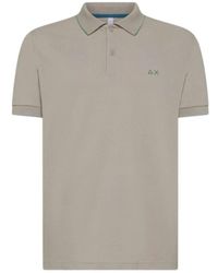 Sun 68 - Polo mit kurzen ärmeln und kragendetail - Lyst