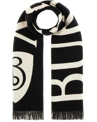 Burberry - Accessoires ,Zwart ,Wol Sjaals & Stola's Collectie - Lyst