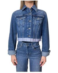 Liu Jo - Jassen ,Blauw ,Denim Denim Jack - Lyst