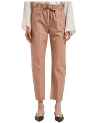 Semicouture - Cropped Trousers - Lyst