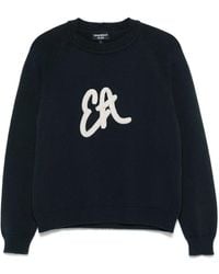 Emporio Armani - Round-Neck Knitwear - Lyst