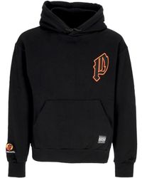 Propaganda - Hoodies & Sweatvesten ,Zwart ,Katoen Zwarte Hoodie Met Geborduurd Logo - Lyst