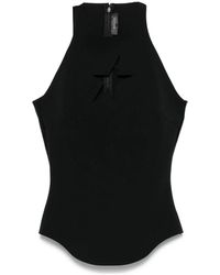Mugler - Sleeveless Tops - Lyst