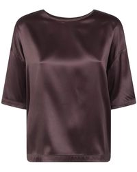 Brunello Cucinelli - Overhemden ,Bruin ,Blouses - Lyst