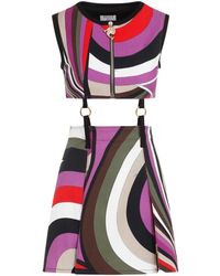 Emilio Pucci - Pucci cotton mini dress - Lyst