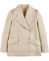 Fay - Double-Breasted Coats - Lyst