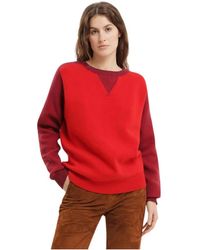 1989 STUDIO - Truien & Vesten ,Rood ,Rode Sweater Maglia Girocollo - Lyst