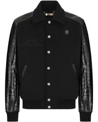 Philipp Plein - Jassen ,Zwart ,Coster Jacket Cocco Sleeves & Shoulders - Lyst