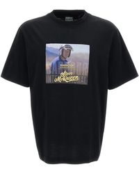 Barbour - Tops ,Zwart ,Katoen Walde Graphic T-Shirt - Lyst