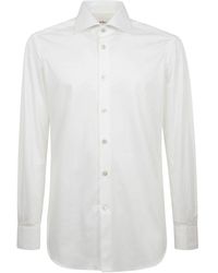 Kiton - Regular Fit Hemd Mit Französischem Kragen - Lyst