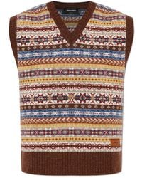 DSquared² - V-Neck Knitwear - Lyst
