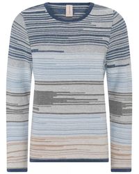 Skovhuus - Mix colour pullover blouse indigo - Lyst
