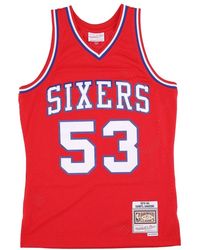 Mitchell & Ness - Fitness ,Rood ,Polyester Nba Basketbal Tanktop Hardwood Classics - Lyst