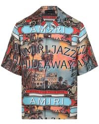 Amiri - Seidenhemd, stilvolles design - Lyst