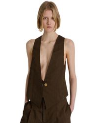 Alberta Ferretti - Waistcoats - Lyst