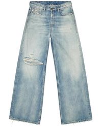 DIESEL - Vintage 90s wide leg jeans - Lyst