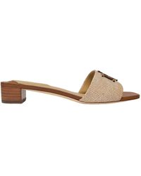 Ralph Lauren - Shoes > heels > heeled mules - Lyst