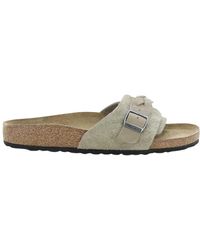 Birkenstock - Taupe pula braided zapatos de mujer - Lyst