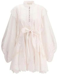 Zimmermann - Short Dresses - Lyst