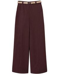 Twinset - Braune Stilvolle Hose Für Frauen - Lyst