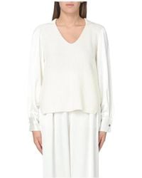 Fabiana Filippi - V-Neck Knitwear - Lyst