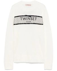 Twinset - Truien & Vesten ,Wol Elegante Wol Kasjmier Trui - Lyst