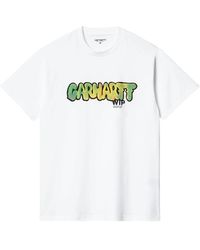 Carhartt - Weißes drip t-shirt loose fit kurzarm - Lyst