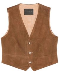 Dondup - Slim-Fit Suede Vest - Lyst
