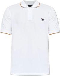 Paul Smith - Polo Mit Logo-Patch - Lyst