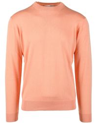 FILIPPO DE LAURENTIIS - Truien & Vesten ,Roze ,Katoen Maglia - Lyst