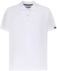 Fay - Polo Shirt Van Katoen Met Korte Mouwen - Lyst