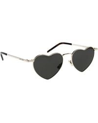 Saint Laurent - Ikonoische loulou sonnenbrille für frauen - Lyst