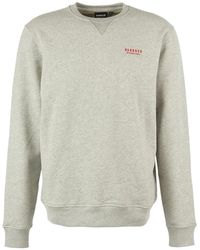 Barbour - Hoodies & Sweatvesten ,Grijs ,Katoen Sweatshirt Met Ronde Hals Marl - Lyst
