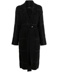 JOSEPH - Jassen ,Zwart ,Wol Single-Breasted Jas - Lyst