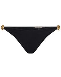 Roberto Cavalli - Badmode ,Zwart ,Bikini Met Logo Detail - Lyst