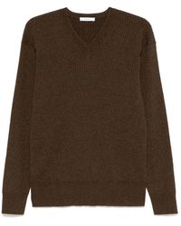 The Row - Truien & Vesten ,Bruin ,Kasjmier V-Hals Truien - Lyst