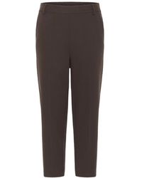 Kaffe - Cropped Trousers - Lyst